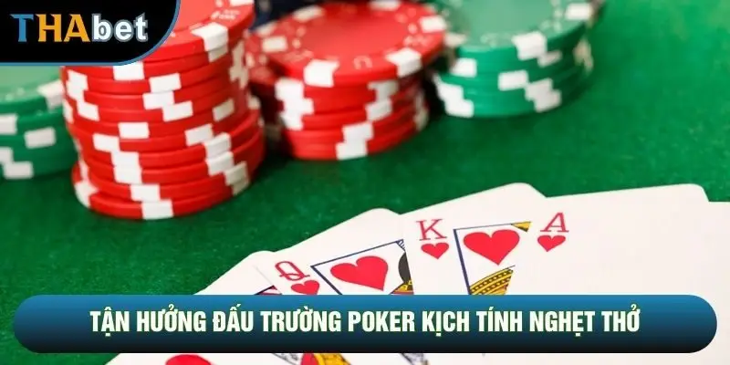 Tận hưởng đấu trường poker kịch tính nghẹt thở